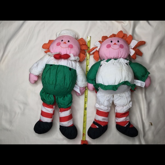 Vintage Department 56 Christmas Puffalump Raggedy Ann & Andy - Picture 8 of 10